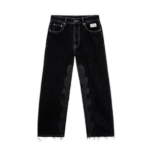 Revenge skull patch Denim Pants